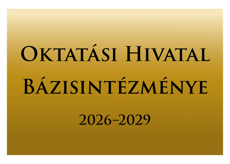 Iskolánk az Oktatási Hivatal Bázisintézménye