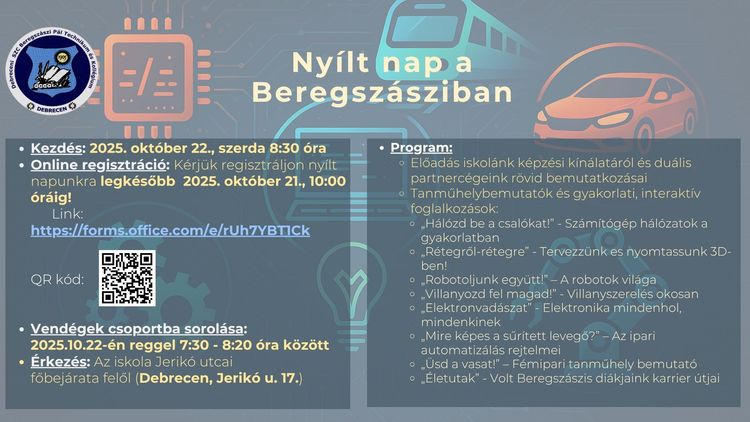 Jelentkezés nyílt napra