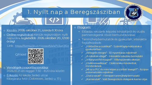 Elindult a regisztráció a Beregszászi nyílt napjára