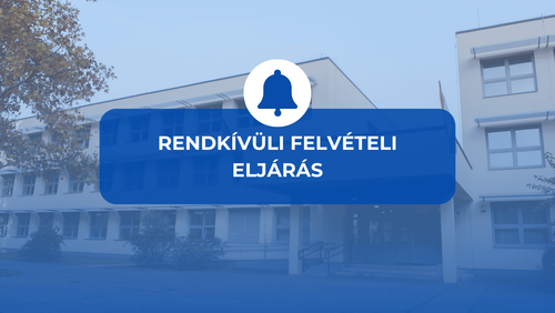Rendkívüli felvételi eljárás